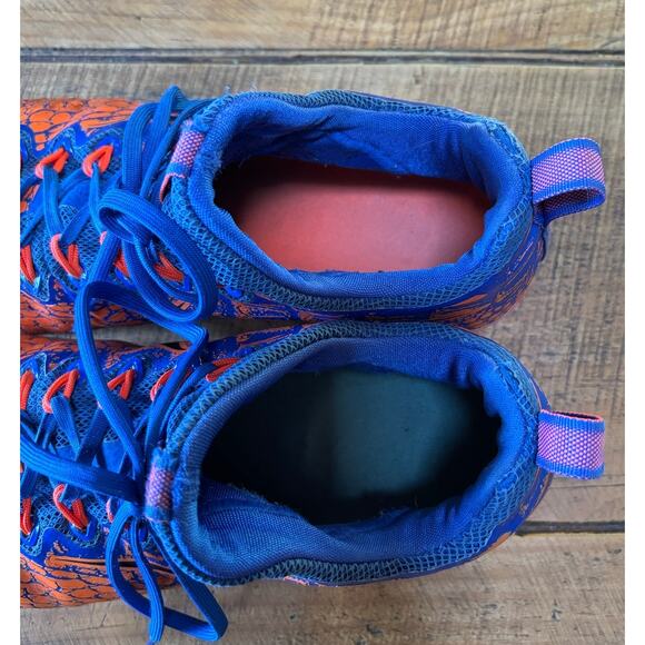 Nike‎ Vapor Untouchable Pro Football Cleats Orange Blue Snake 880407-408 Size 11 - Picture 11 of 16